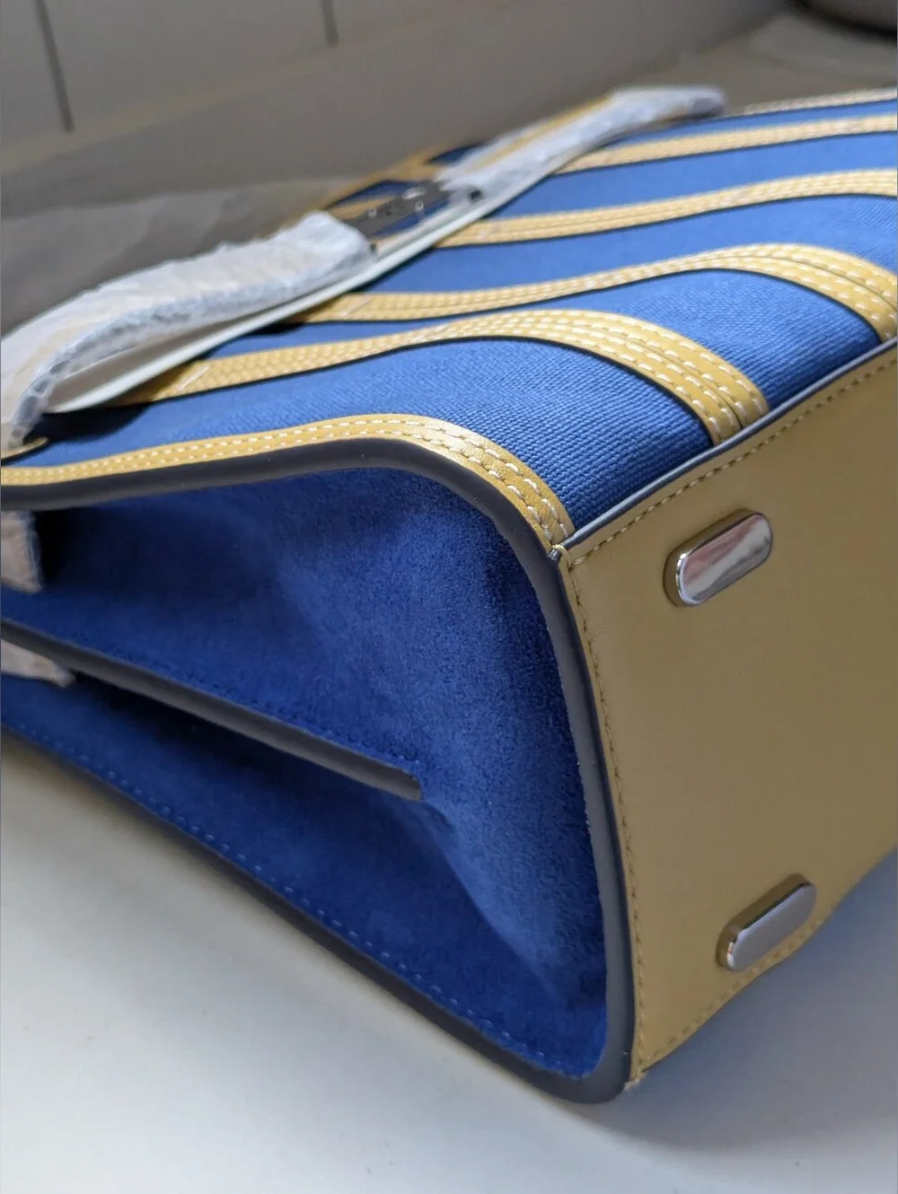 Tory Burch Double Panel Lee Radziwill In Sapphire NWT